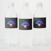 ネオンホタル（黒） ペットボトルラベル (ボトル)