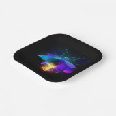 ネオンホタル（黒） ペーパープレート (傾斜あり)