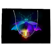 ネオンホタル（黒） ラージペーパーバッグ (裏面)