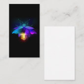 ネオンホタル（黒） 名刺 (正面/裏面)