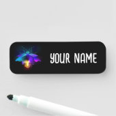 ネオンホタル(黒) 名札 (インサイチュ)