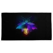 ネオンホタル（黒） 枕カバー (正面右)