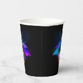 ネオンホタル（黒） 紙コップ (右)