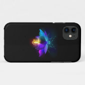 ネオンホタル（黒） Case-Mate iPhoneケース (裏面(横))