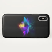 ネオンホタル(黒) Case-Mate iPhoneケース (裏面(横))