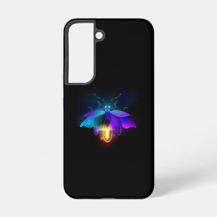ネオンホタル(黒) SAMSUNG GALAXY S22ケース