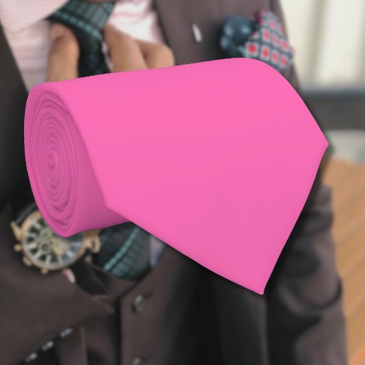 ネオンホットピンク無地の色 |クラシック ネクタイ