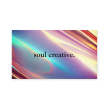 ネオンホログラフィック質感QRコードモダン