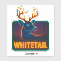 ネオンホワイトテールビニールステッカー