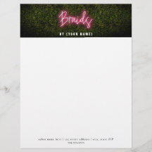 ネオンボックスウッドヘアサロン三つ編みプロフェッショナル