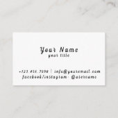 ネオンボックス名刺 名刺 (裏面)