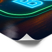 ネオンボブキャットポスター ポスター (コーナー)