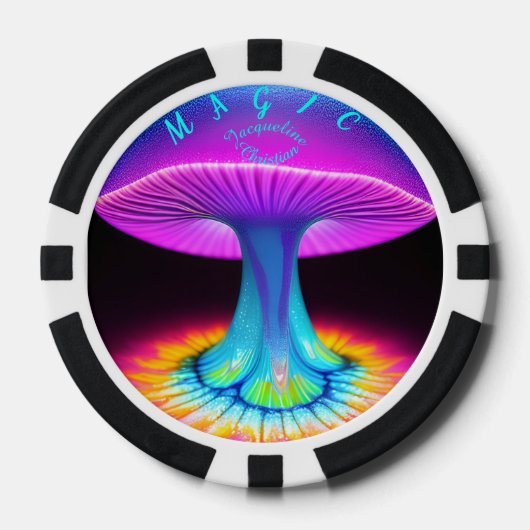 ネオンボホユニーク結婚式の引き出物 ポーカーチップ (正面)