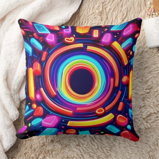 ネオンボルテックスオデッセイ クッション (ブランケット)