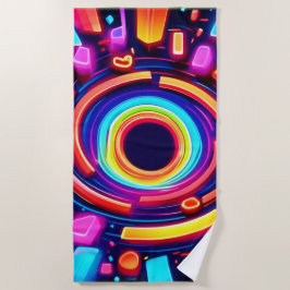 ネオンボルテックスオデッセイ ビーチタオル