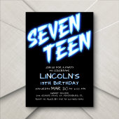 ネオンボーイズプール17th誕生日招待状 招待状