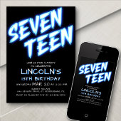 ネオンボーイズ プール 17歳の誕生日招待状 招待状