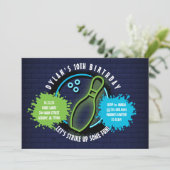 ネオンボーリングボールネオングリーン誕生日パーティー (スタンド正面)