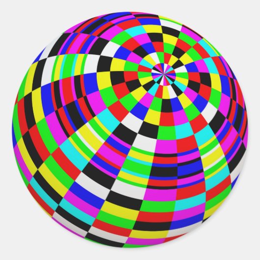 ネオンボールシール ラウンドシール (正面)