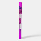ネオンポップアートの青いサングラスをかけたライオン Case-Mate iPhoneケース (裏面 / 右)