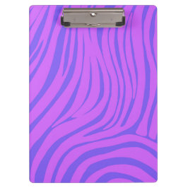 ネオンポップアートゼブラパターンクリップボード クリップボード