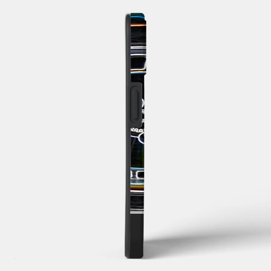 ネオンポップ・アートのアートターボタイヤとモノグラム! Case-Mate iPhoneケース (裏面 / 右)