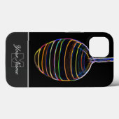 ネオンポップ・アートのアートハッピーイースター卵とモノグラム！ケース- Case-Mate iPhoneケース (裏面 (横))