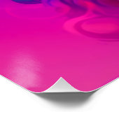 ネオンポップ・アートのアートポートレート ポスター (コーナー)