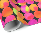 ネオンポップ・アートのアート ラッピングペーパー (ロールコーナー)