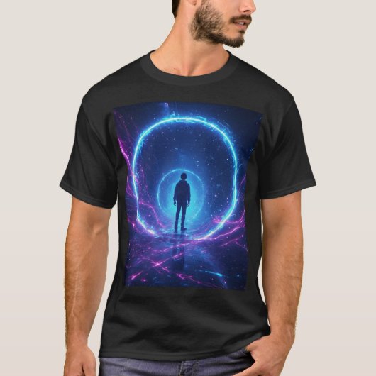 ネオンポータル脱出 Tシャツ (正面)