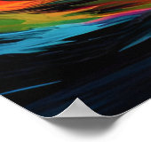 ネオンマウンテンサンセット ポスター (角)