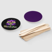 ネオンマカラフルルディグラス（紋章の）フラ・ダ・リ ハンドファン (組立なし)