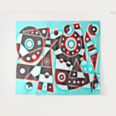 ネオンマシンNo.5タペストリー タペストリー (正面(横))