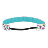 ネオンマニキュアパターン アスレチックヘッドバンド (裏面)