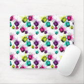 ネオンマニキュアパターン マウスパッド (マウス)