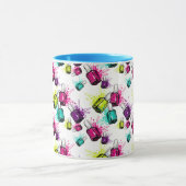 ネオンマニキュアパターン マグカップ (中央)