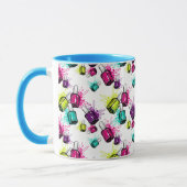 ネオンマニキュアパターン マグカップ (左)