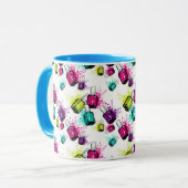 ネオンマニキュアパターン マグカップ (正面左)