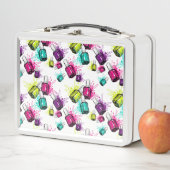 ネオンマニキュアパターン メタルランチボックス (インサイチュ)