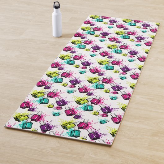 ネオンマニキュアパターン ヨガマット (インサイチュ)