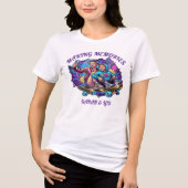 ネオンママ&息子アート | メモリーを作るティー トライブレンドTシャツ (正面)