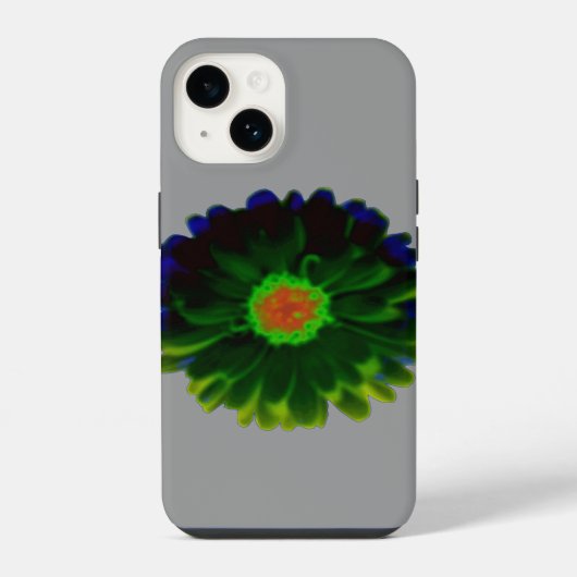 ネオンマリーゴールド iPhoneケース (裏面)