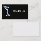 ネオンマルチニミクソロジーバー名刺テンプレート 名刺 (正面/裏面)
