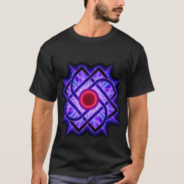 ネオンマンダラTシャツ – パープルグロー Tシャツ