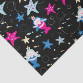 ネオンマーメイドシーライフフィッシュヒトデ誕生日パーティー 薄葉紙 (詳細)