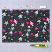 ネオンマーメイドシーライフフィッシュヒトデ誕生日パーティー 薄葉紙 (クラフト)