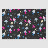 ネオンマーメイドシーライフフィッシュヒトデ誕生日パーティー 薄葉紙 (正面)