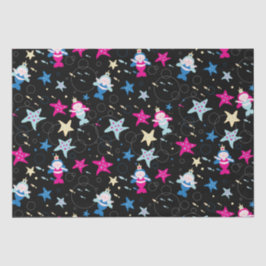 ネオンマーメイドシーライフフィッシュヒトデ誕生日パーティー 薄葉紙