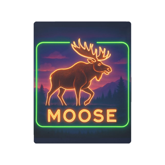 ネオンムース徴候 メタルプリント (正面)