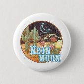 ネオンムーンレトロウェスタン 缶バッジ (正面)